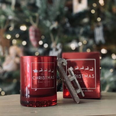 Velas-de-navidad-aromática-vaso-cristal