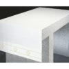 Bordado linear con motivos cruciformes (Oro)