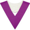 Escapulario reversible en Dupion (Blanco-Morado)