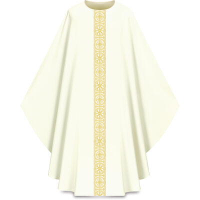 ASSISI Casulla con galón (ecru)