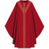 ASSISI Casulla con galón (rojo)