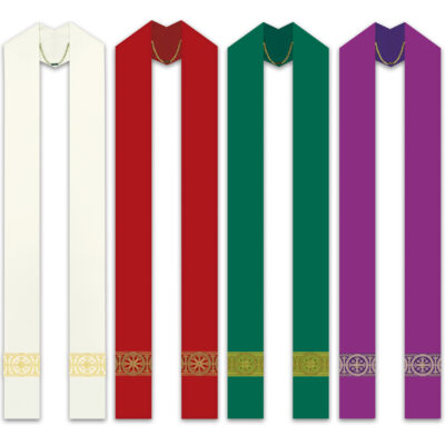 Juego completo es decir 4 estolas de presbítero "Assisi by Slabbinck"