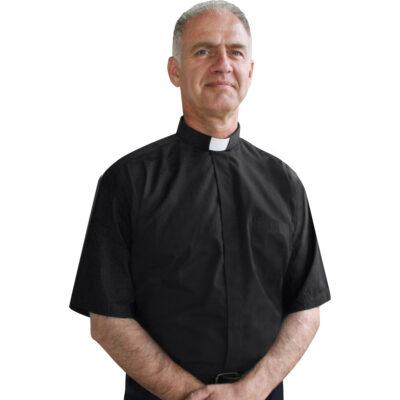 Assisi clergy shirt with short sleeves XXL