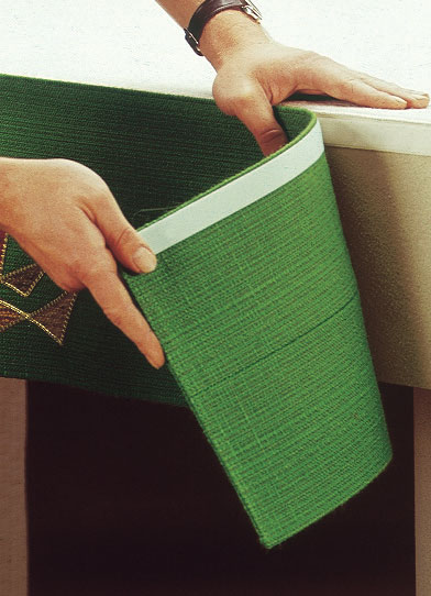 Extra : velcro para atar faldón frontal amovible (gratis)