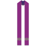 Purple Assisi Stole with Orphrey