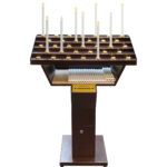 Electric candle table