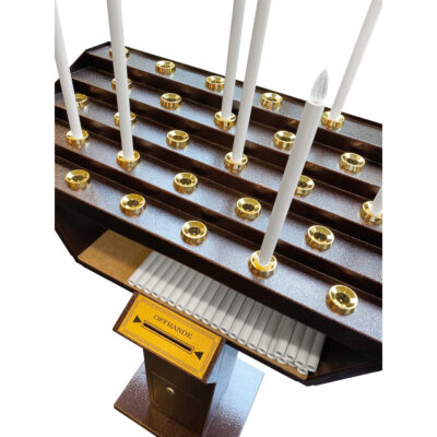 Electric candle table